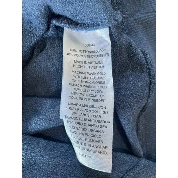 CALVIN Klein Women's Monogram Logo Tie Dye Block Hoodie in Blue Size S - Picture 7 of 8